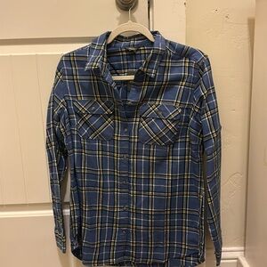 Women’s Eddie Bauer Blue Flannel Button Down